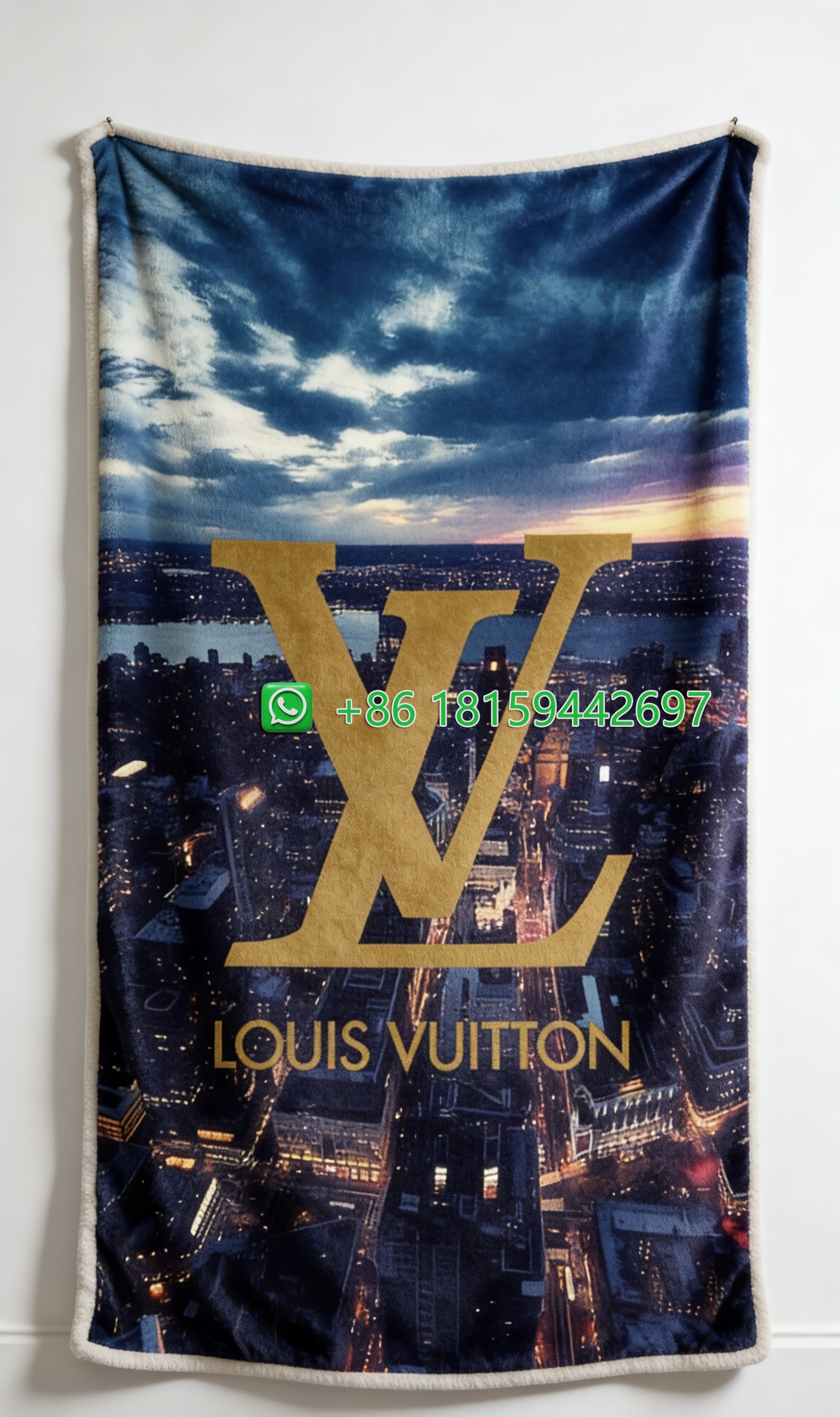 Louis Vuitton Throw Blankets
